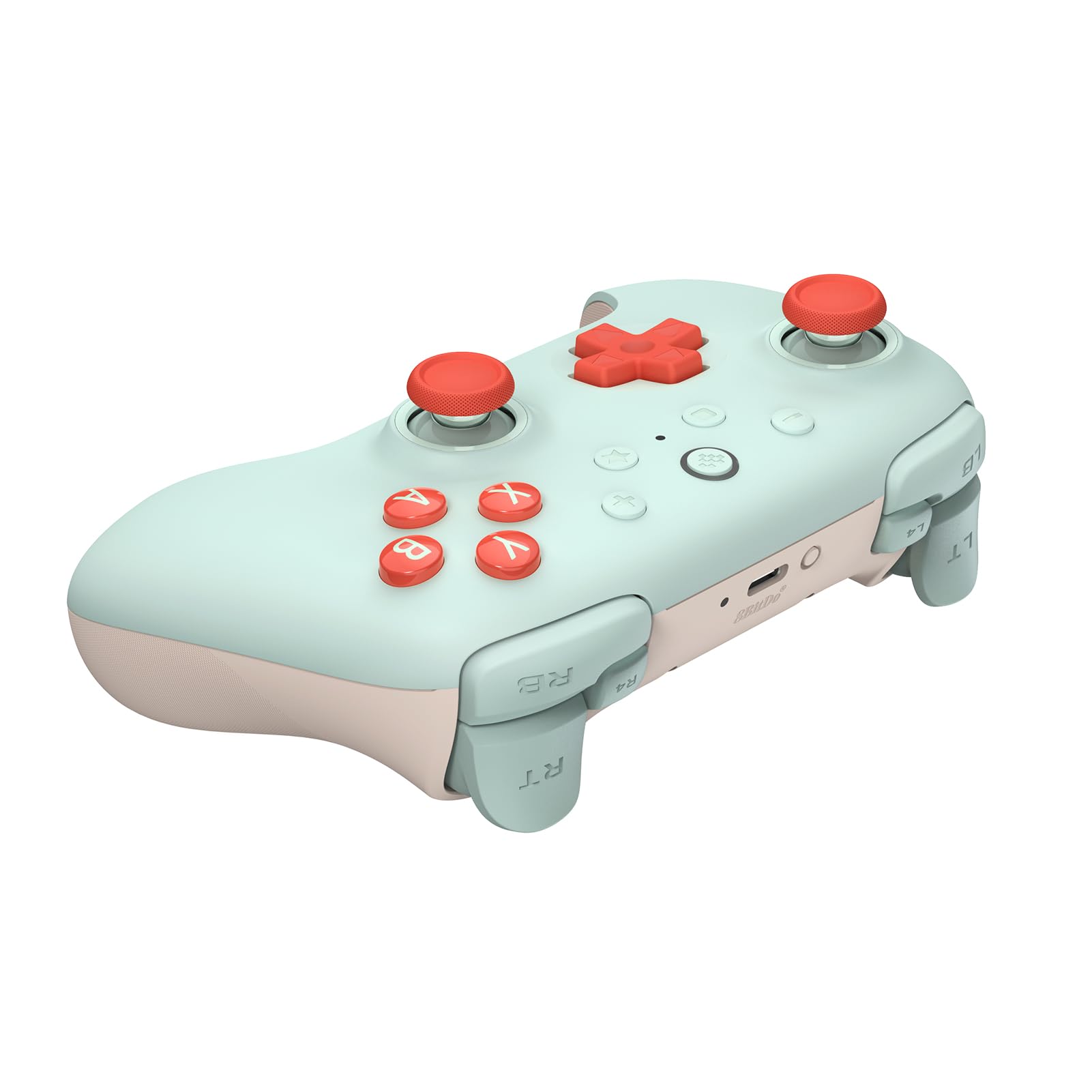 8Bitdo Ultimate 2C Wireless Controller with Hall Effect Joysticks & Triggers - Compatible with Windows PC & Android, Remappable L4/R4 Buttons, Turbo Function, Rumble Vibration (Mint Green) - Perfect for Gaming, Streaming & Cloud Gaming Sessions