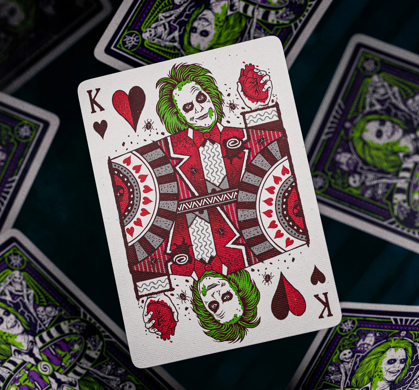 Beetlejuice Themed Playing Cards - Premium Quality Deck for Card Games, Magic Tricks & Collectors - Perfect for Halloween Parties, Movie Nights & Gifts