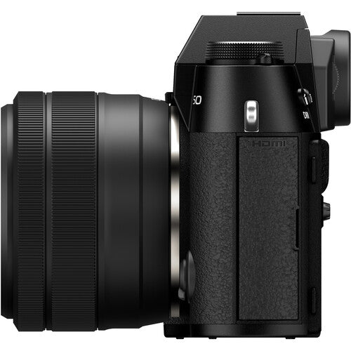 FUJIFILM X-T50 Mirrorless Digital Camera with XC15-45mmF3.5-5.6 OIS PZ Lens Kit (Black) - Perfect for Travel Photography, Vlogging & Street Shooting