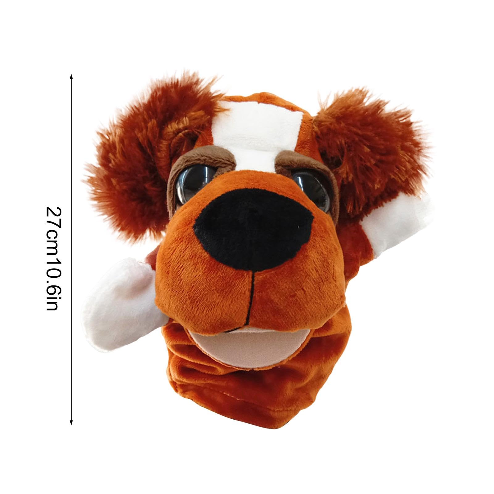 Hand Puppets for Kids - Animal Puppets Set with Dog Hand Puppet, Plush Stuffed Animal Toys for Toddlers, Develop Motor Skills & Imagination, Storytelling & Pretend Play - Perfect for Preschool, Daycare & Home Playtime