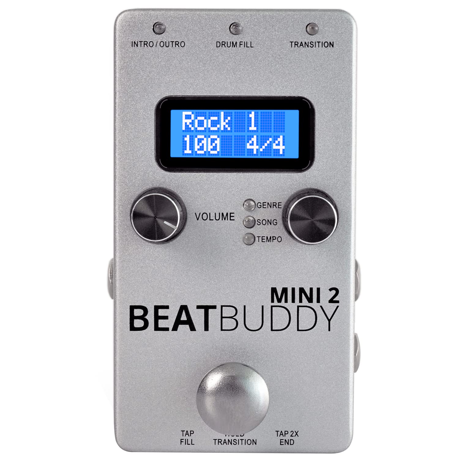BeatBuddy MINI 2 Drum Machine Pedal - Hands-Free Guitar Effects Pedal for Live Performances & Music Practice | Perfect for Guitarists, Bassists & Solo Musicians