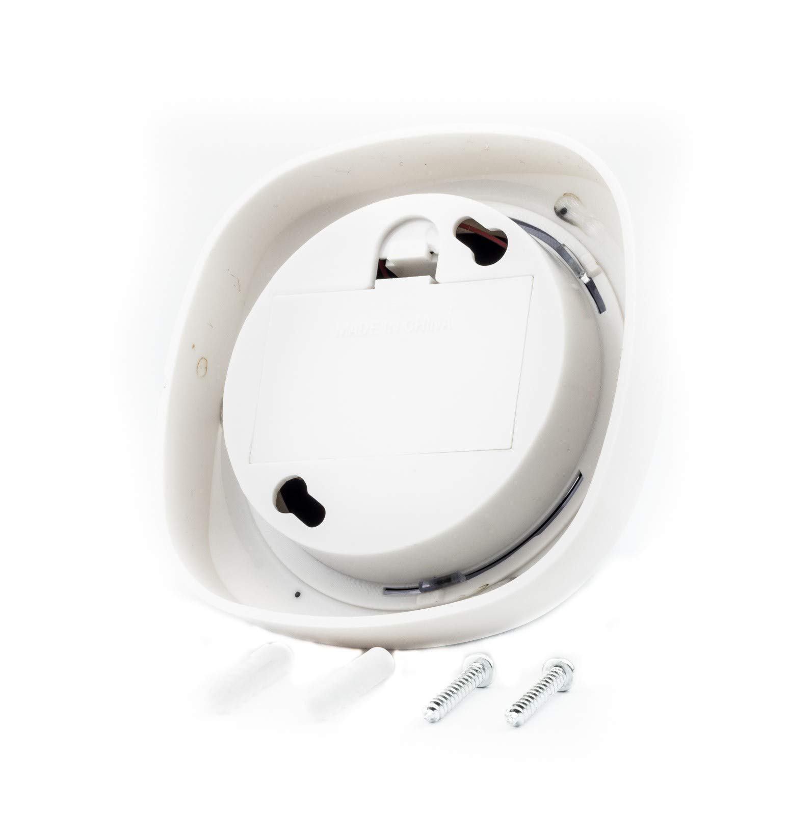 Digicharge Dummy Fake Security Camera - Indoor/Outdoor Dome CCTV Surveillance with Blinking LED Light - Ideal for Home, Office & Business Security Deterrent