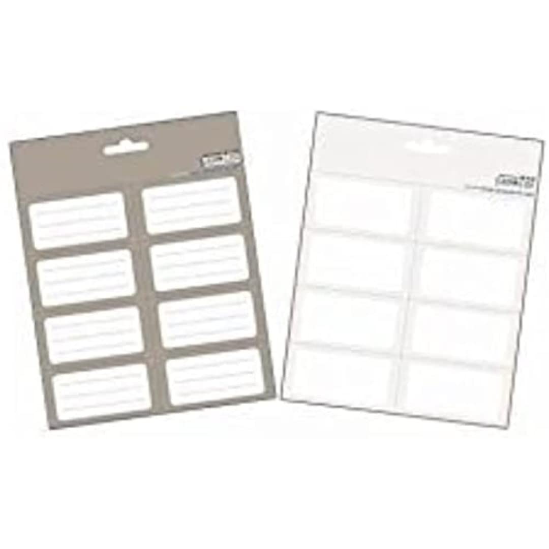 Erik Grey Self-Adhesive Sticker Labels - Multipurpose Sticky Labels for Food, Gifts & School Supplies - Durable Adhesive Stickers for Organization, Labeling & Decoration