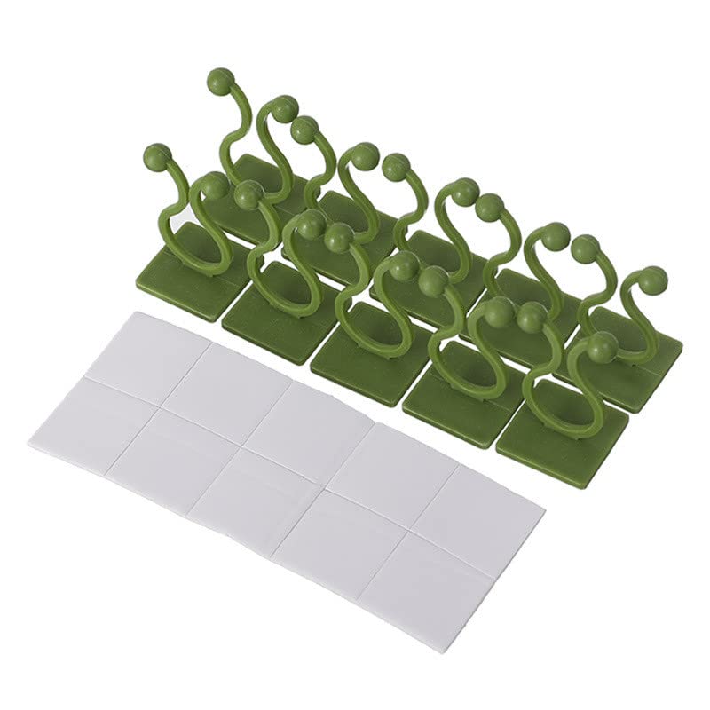LIKESIDE Arden Plant Support Clips - Heavy Duty Garden Clips for Vegetables, Vines, and Greenhouse Plants | Perfect for Tomato, Cucumber, and Flower Support (Pack of 50) - Ideal for Home Gardening, Greenhouses, and Vertical Farming