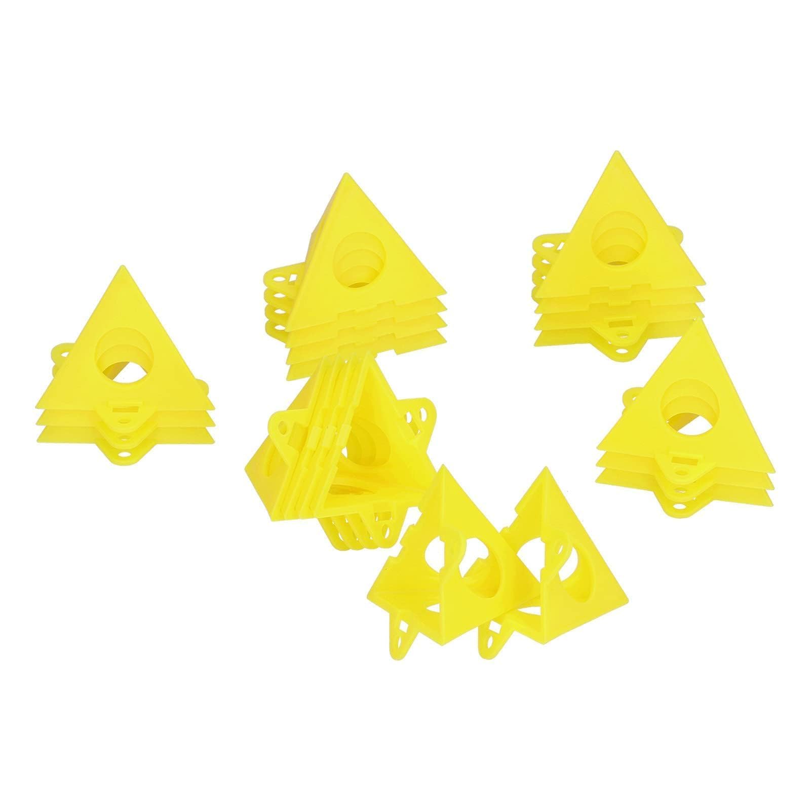 20PCS Painting Pyramids - Mini Cone Paint Stands for Canvas & Cabinet Door Risers | Triangle Paint Pad Feet for Acrylic Pouring Art | Perfect for DIY Fluid Art, Resin Projects & Home Decor