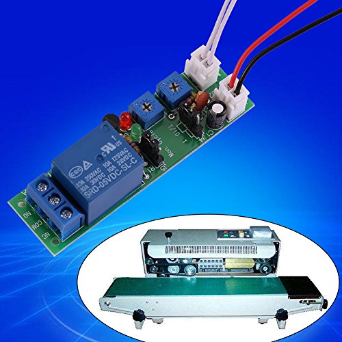 YWBL-WH Adjustable Cycle Timer Delay Relay Module - DC 5V 12V 24V On/Off Switch for Machine Repetitive Testing | Industrial Automation & Equipment Control | Perfect for CNC Machines, Conveyor Belts, and Laboratory Equipment