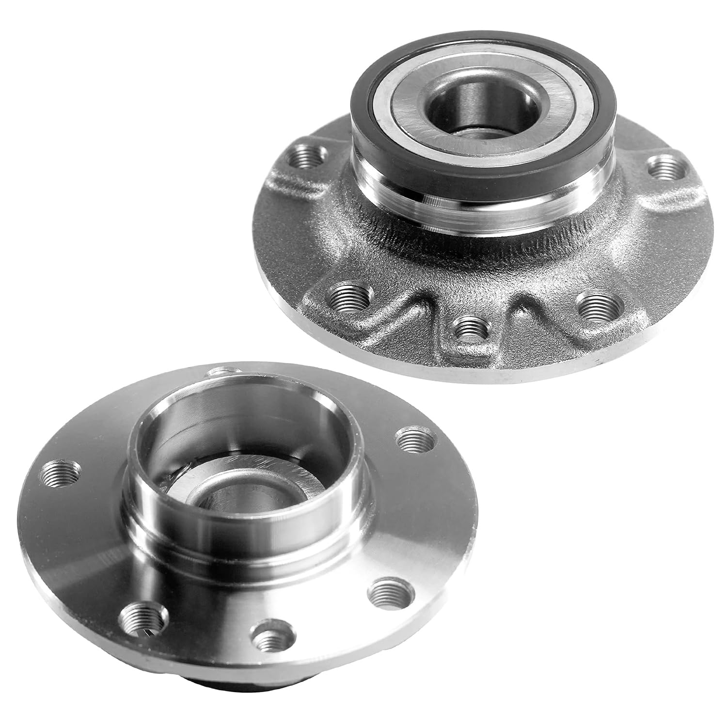 Detroit Axle - 2pc Rear Wheel Bearing Hub Assembly Replacement for 2013-2016 Dodge Dart (Fits 2014, 2015 Models) - Durable Pair for Smooth Ride & Enhanced Vehicle Safety - Perfect for DIY Repairs & Professional Mechanics
