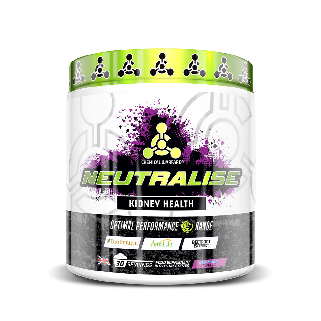 Chemical Warfare Neutralize 300g Berry Burst Pre-Workout Supplement - Boost Energy & Focus for Intense Gym Sessions & Athletic Performance