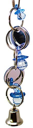 Bonka Bird Toys 1741 Mirror Bird Toy for Small & Medium Birds - Parrot Cage Accessories for African Grey, Conure, Cockatiel - Perfect for Playtime & Mental Stimulation