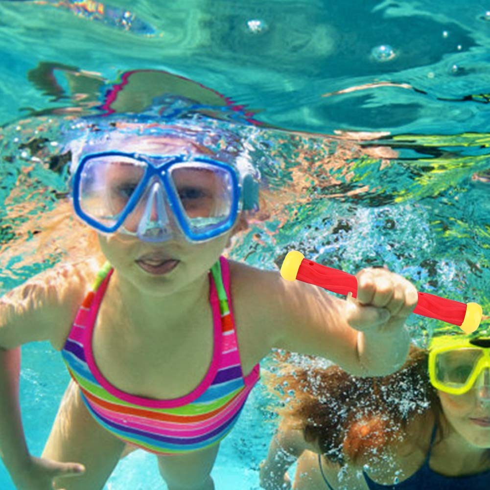 Bright PVC Pool Diving Sticks for Kids & Teens - Underwater Swimming Training Toys, Colorful Floating Pool Party Games for Summer Fun, Swimming Lessons & Backyard Pool Activities