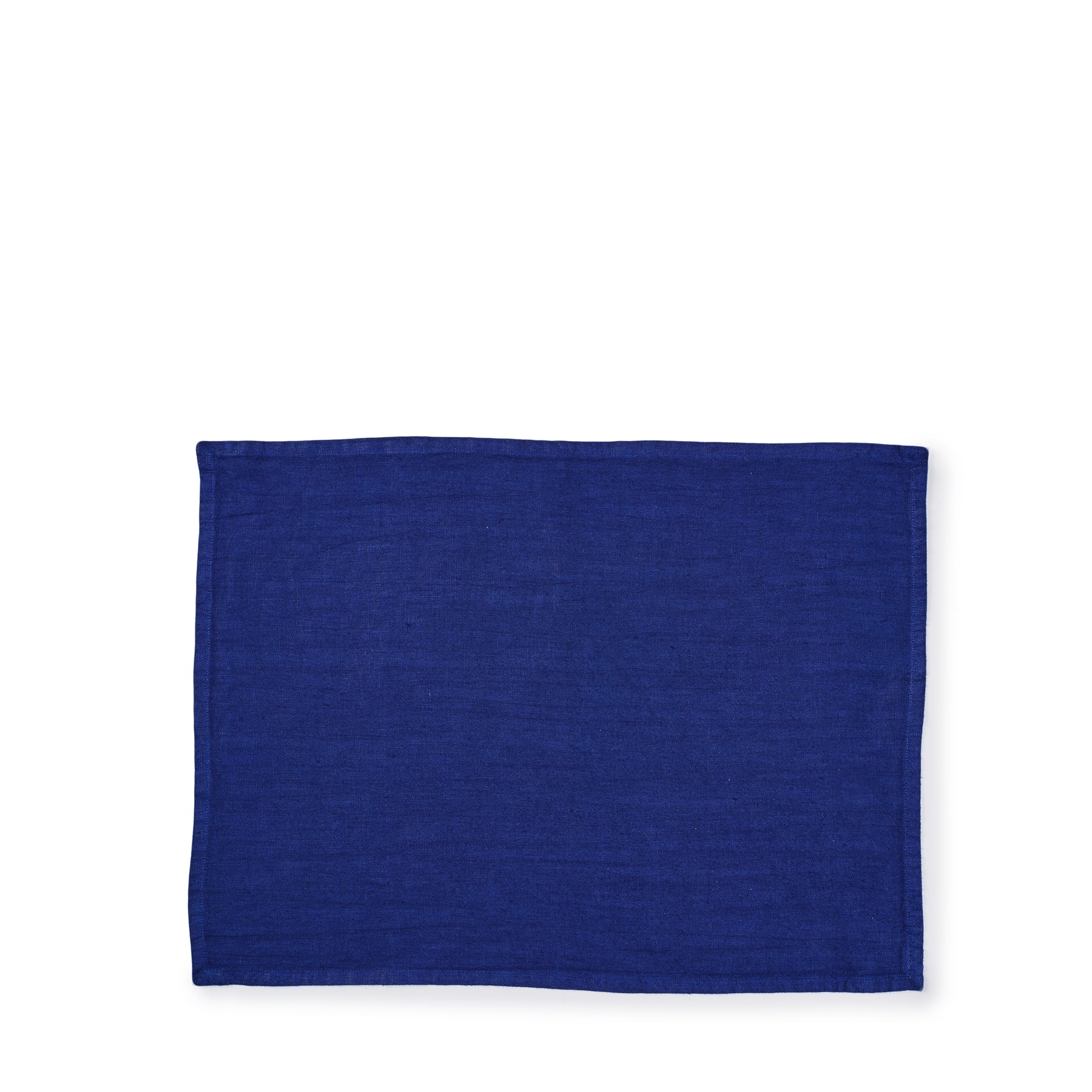 Premium Linen Placemats Set of 4 - Lyons Blue - Elegant & Durable Table Mats for Dining, Parties & Home Decor - Washable & Wrinkle-Resistant
