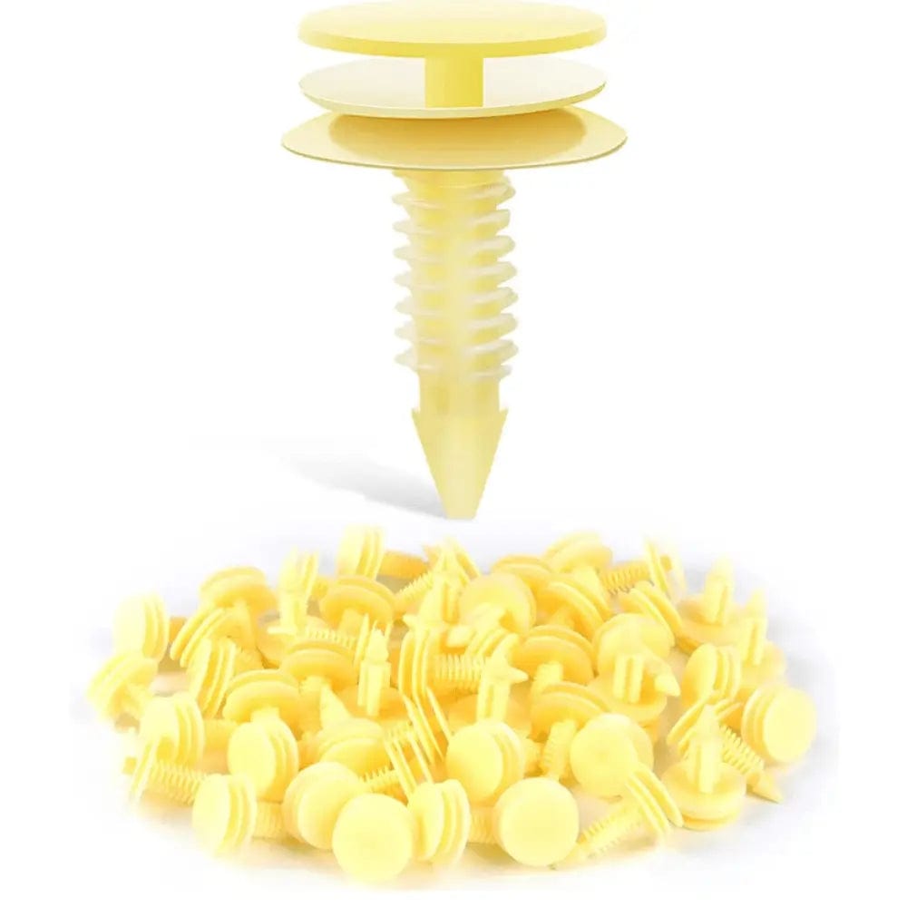 50 Pcs 20mm Hole 8mm Front Door Trim Panel Retainer Clips - Compatible with Buick Regal 1990-1996, Oldsmobile Cutlass 1992-1997, Pontiac Grand Prix 1992-1998 - OEM #GM 10153057 - Perfect for Car Interior Repair and Door Panel Installation