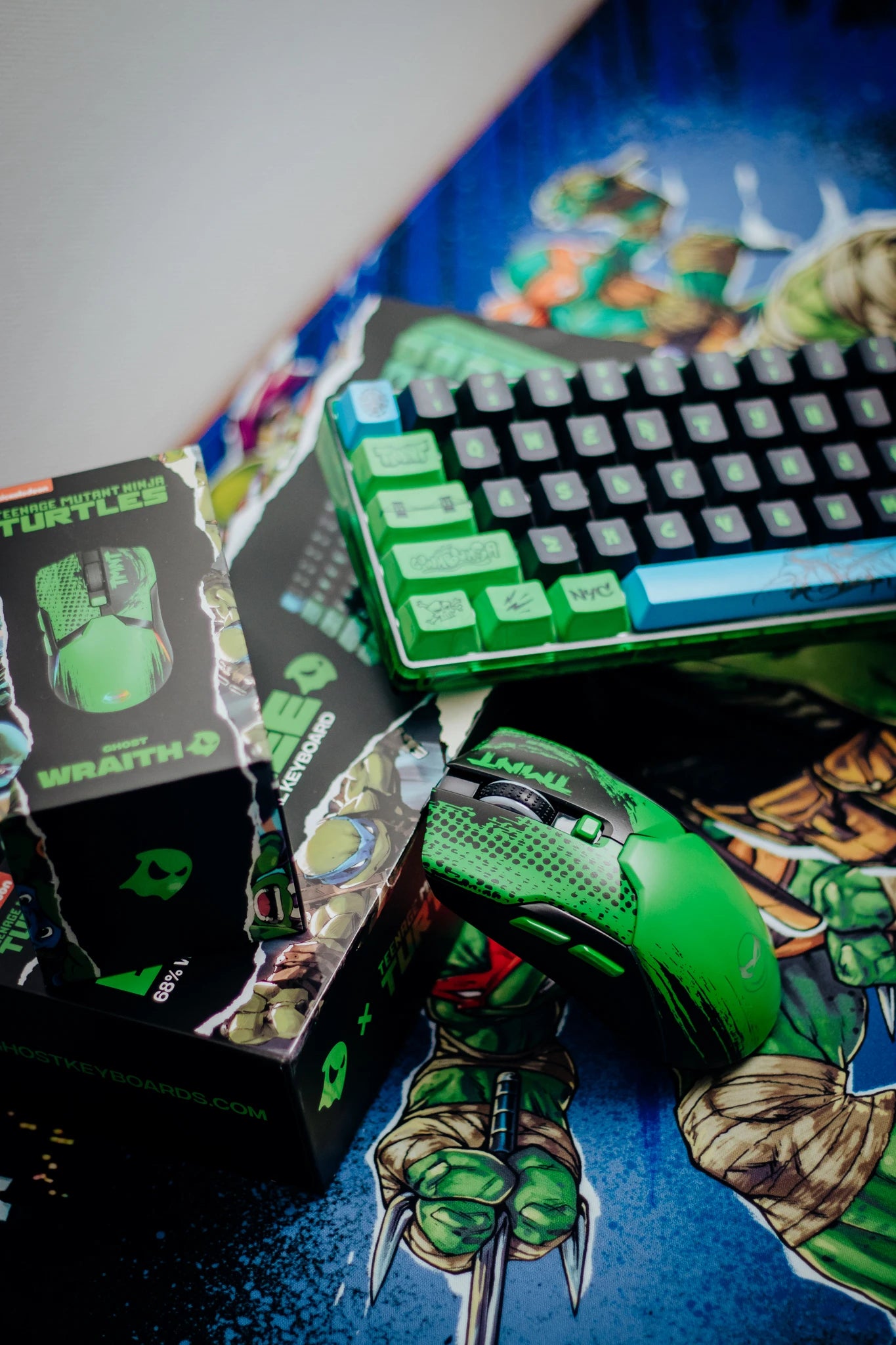 Wraith M3 Pro Gaming Mouse - TMNT Teenage Mutant Ninja Turtles Edition - Ergonomic RGB Gaming Mouse for PC - Perfect for FPS, MOBA & Esports Gaming