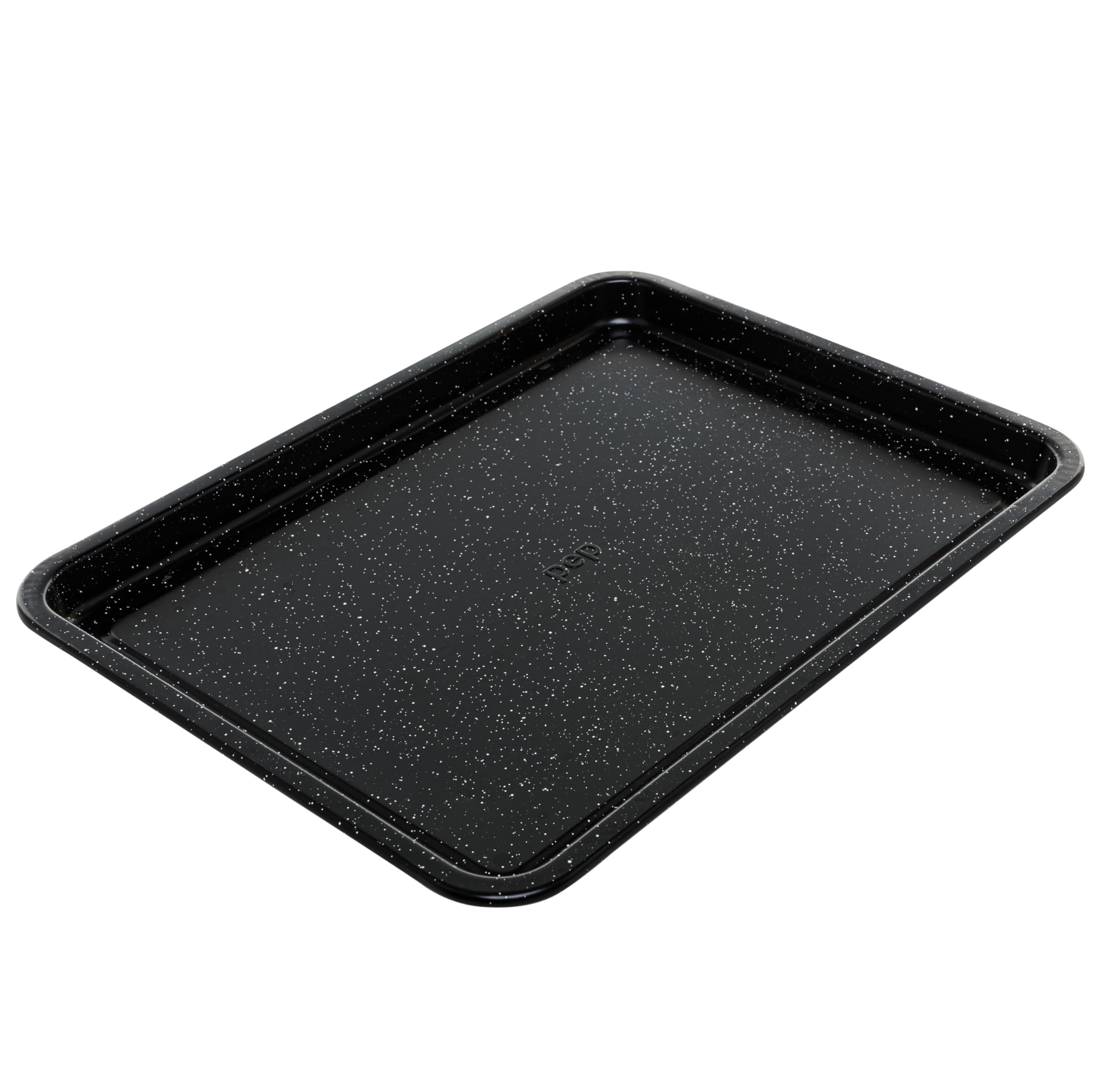 Non-Stick Copper Pep Crisper Oven Tray & Air Fryer Basket Set - 2pc Baking Pan for Crispy Chicken, Fries & Vegetables - Perfect for Air Frying, Roasting & Healthy Cooking
