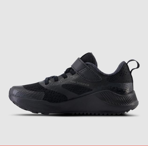 New Balance Kids DynaSoft Nitrel V5 Hook & Loop Trail Running Shoes - Black | Lightweight & Durable for Outdoor Adventures & Playtime