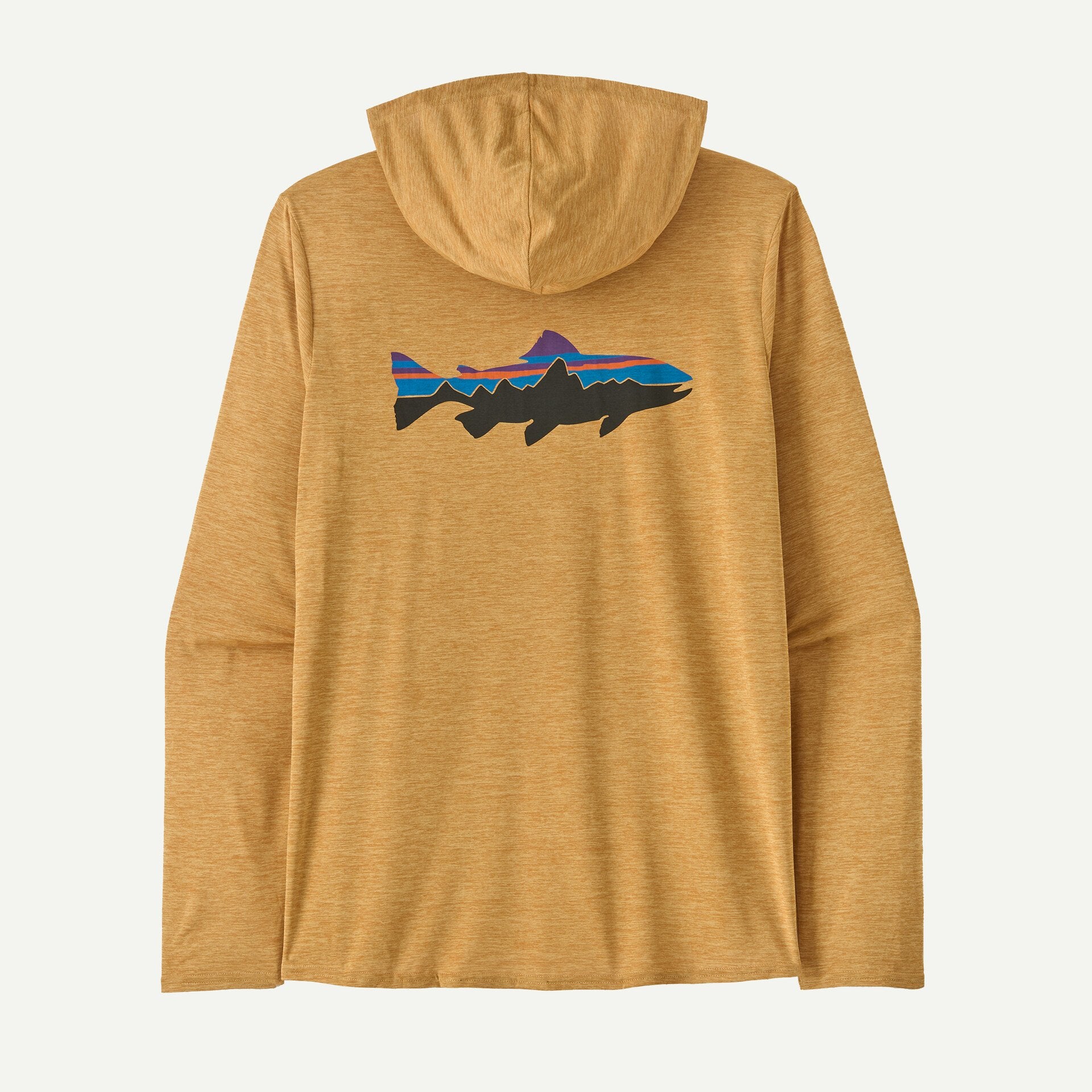 Capilene® Cool Daily Graphic Hoody for Men - Lightweight & Breathable Hooded Sweatshirt - Perfect for Hiking, Running & Outdoor Activities