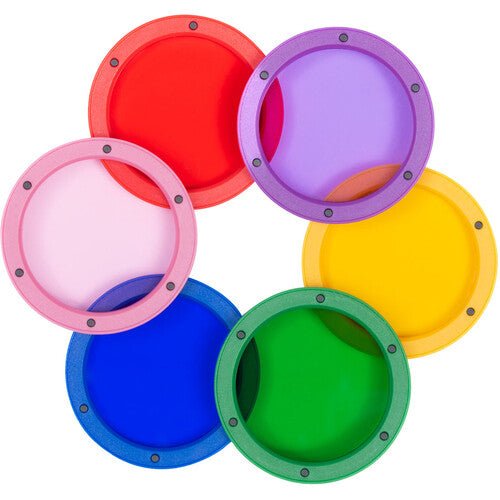 Hobolite Professional Color Filter Set for Micro Bi-Color LED Lights - Perfect for Photography, Videography & Studio Lighting