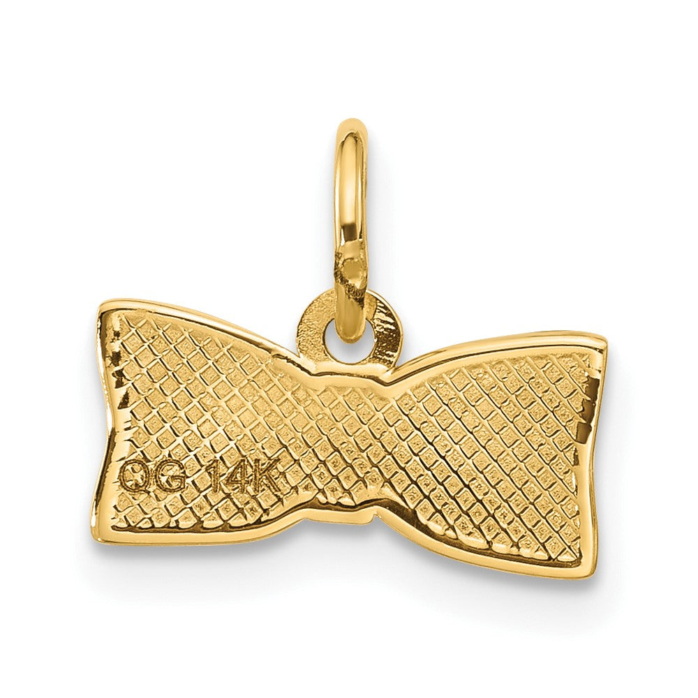Elegant Gold Mini Half Hair Bow Pendant - Model D5703 | Perfect for Bridal Accessories, Prom Hairstyles & Special Occasions
