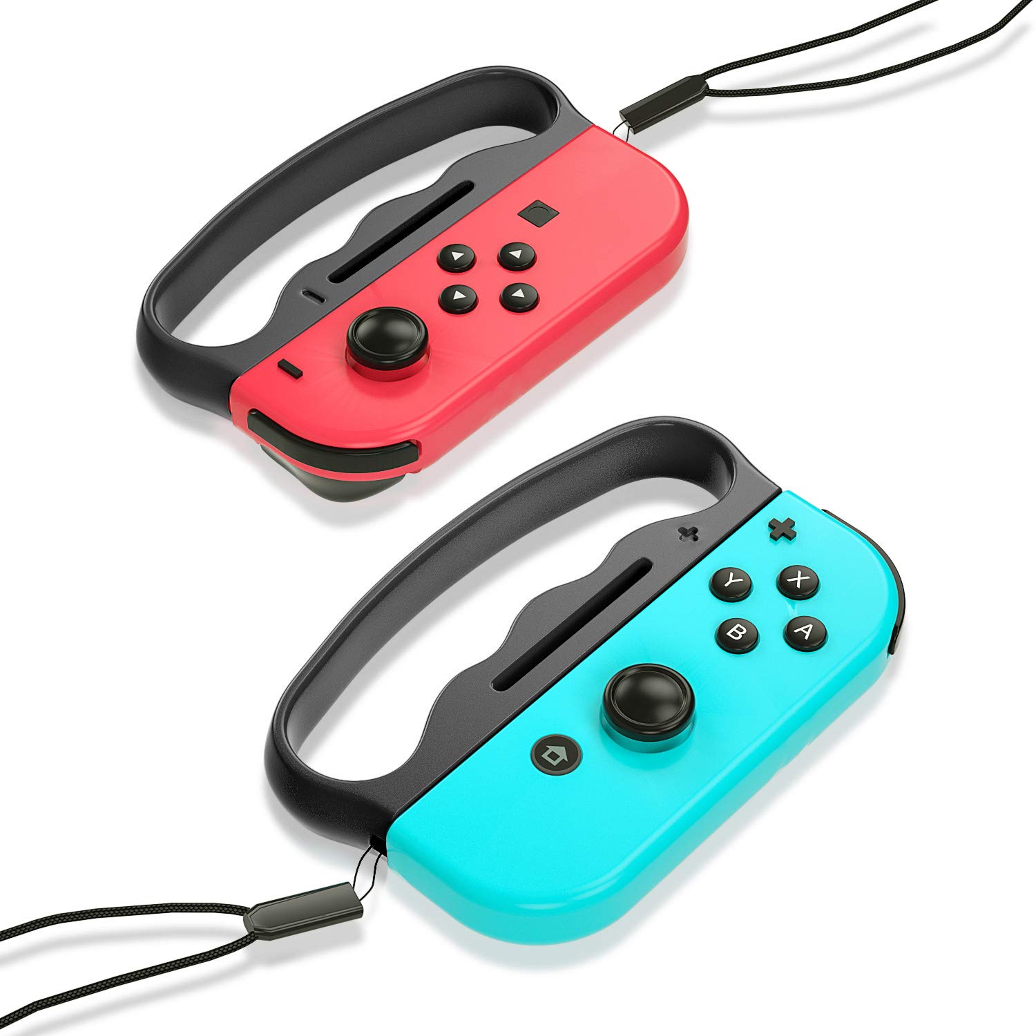 Nintendo Switch Boxing Grips - 2 Pack Black Game Controller Accessories for Switch Sports & Boxing Games - Perfect for Fitness Training & Family Game Night