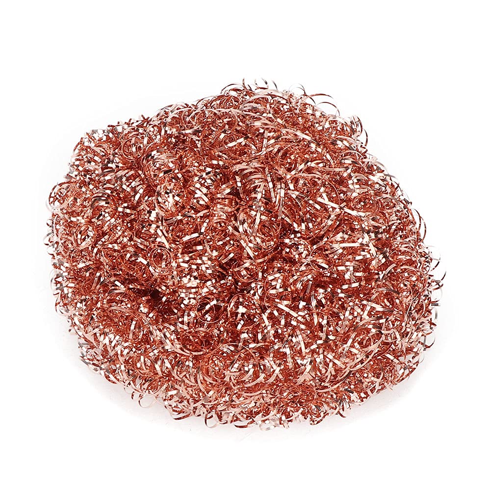 2Pcs Copper Tip Cleaner for Soldering Iron - Ball Type Solder Wire Cleaning Tool for Electronics Repair, DIY Projects & Jewelry Making