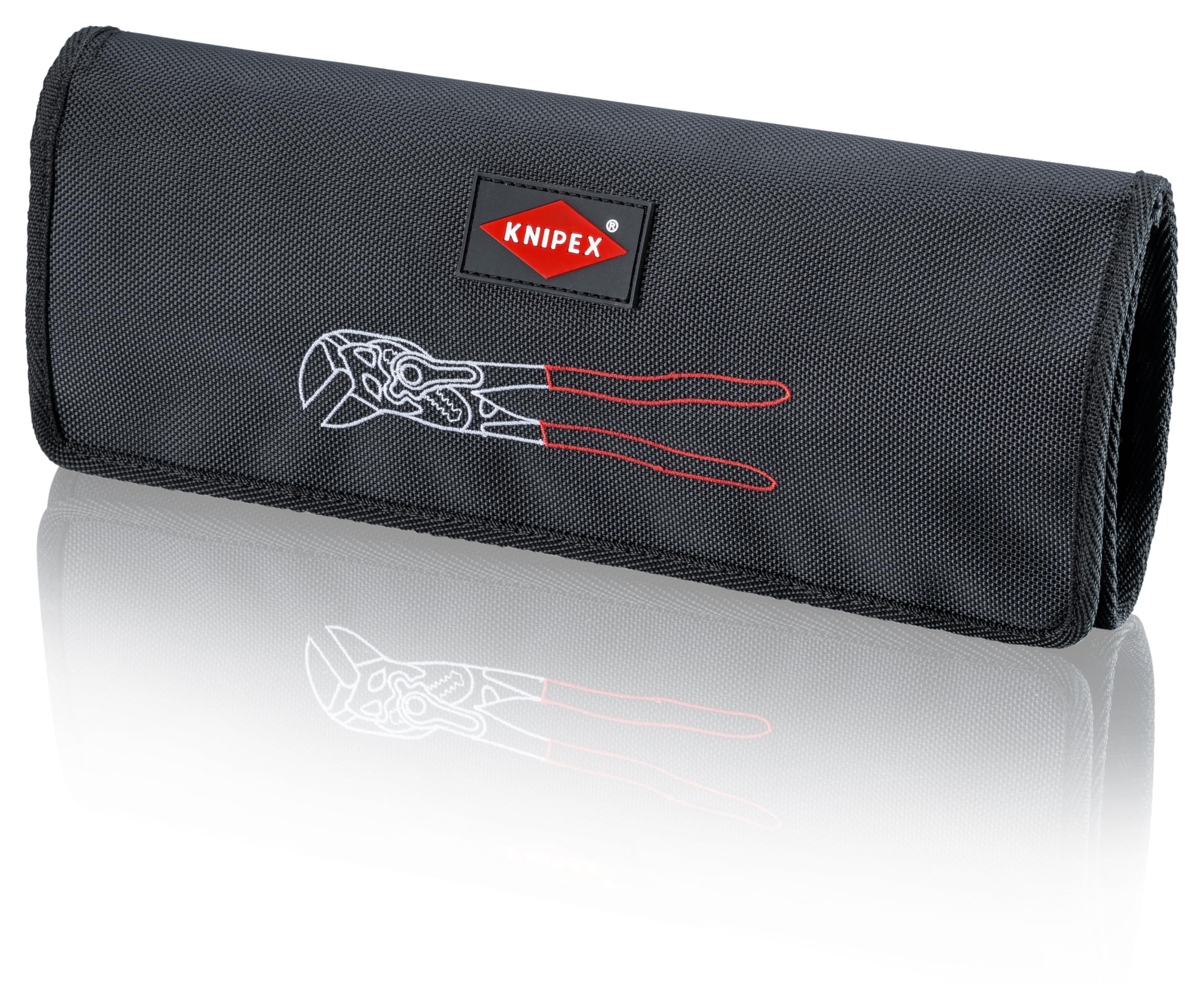 KNIPEX 5-Piece Pliers Wrench Set with Durable Tool Roll - Professional Plumbing & DIY Repair Tool Kit for Home Improvement and Automotive Maintenance