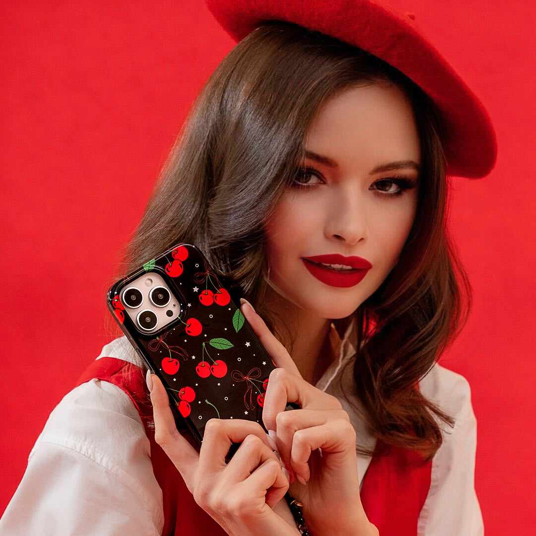 Premium Cherry On Top iPhone Case - Cute & Durable Phone Cover for iPhone [Model] - Perfect for Everyday Use, Travel & Gifting