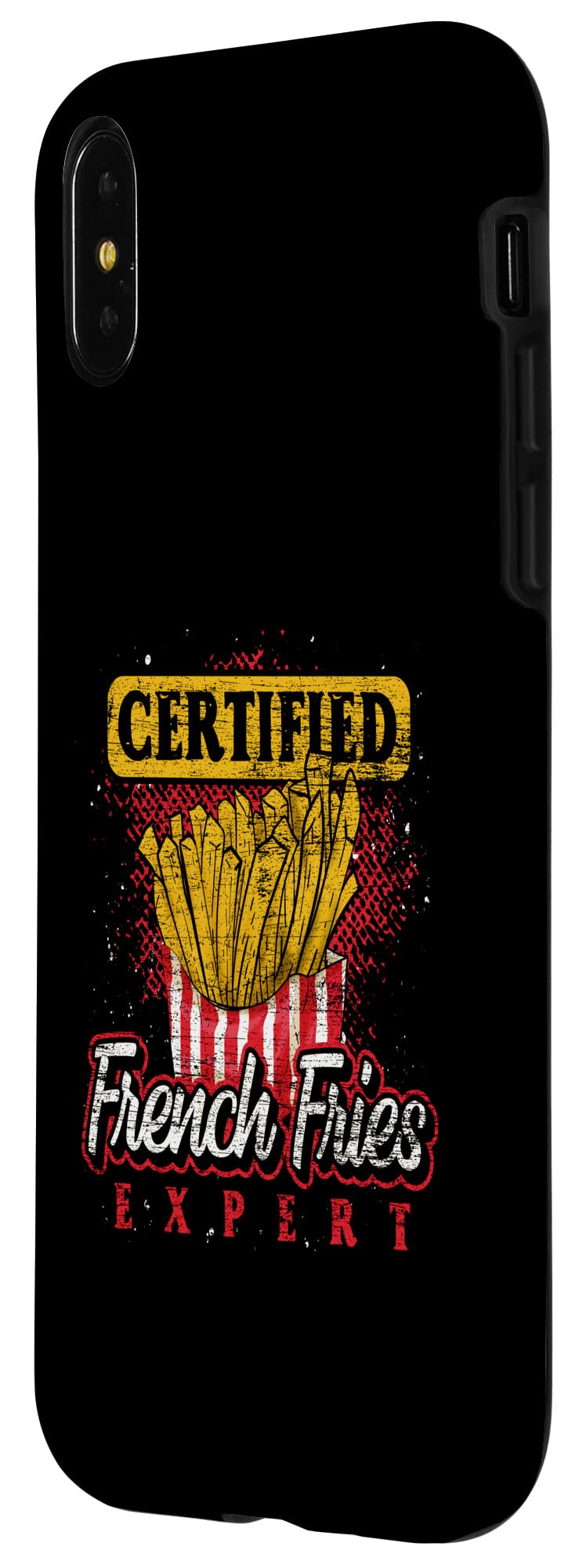 Certified Refurbished iPhone X/XS - 64GB/256GB, Unlocked Smartphone for AT&T, T-Mobile & Verizon - Premium Fast Food & French Fries Expert Case with Anti-Scratch Protection - Perfect for Food Bloggers & Restaurant Owners