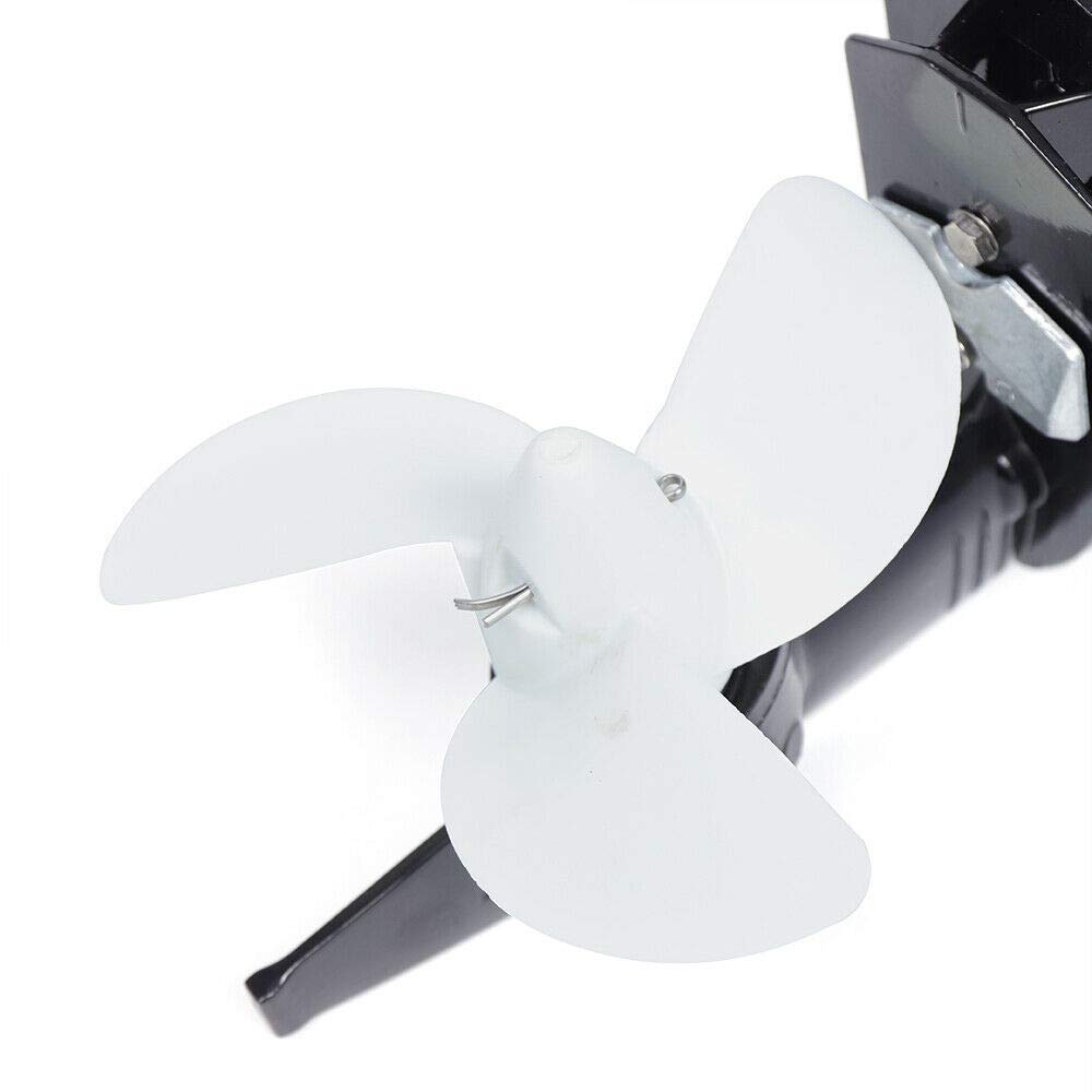 4 HP Electric Outboard Motor - 1000W Brushless Boat Engine with Electric Start - Marine Trolley Driver Propeller for Fishing, Boating & Water Sports