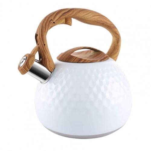 Stainless Steel Whistling Tea Kettle - Eco-Friendly & Durable Electric Water Boiling Pot for Coffee, Milk & Tea - Perfect for Home, Office & Camping (Color: A)