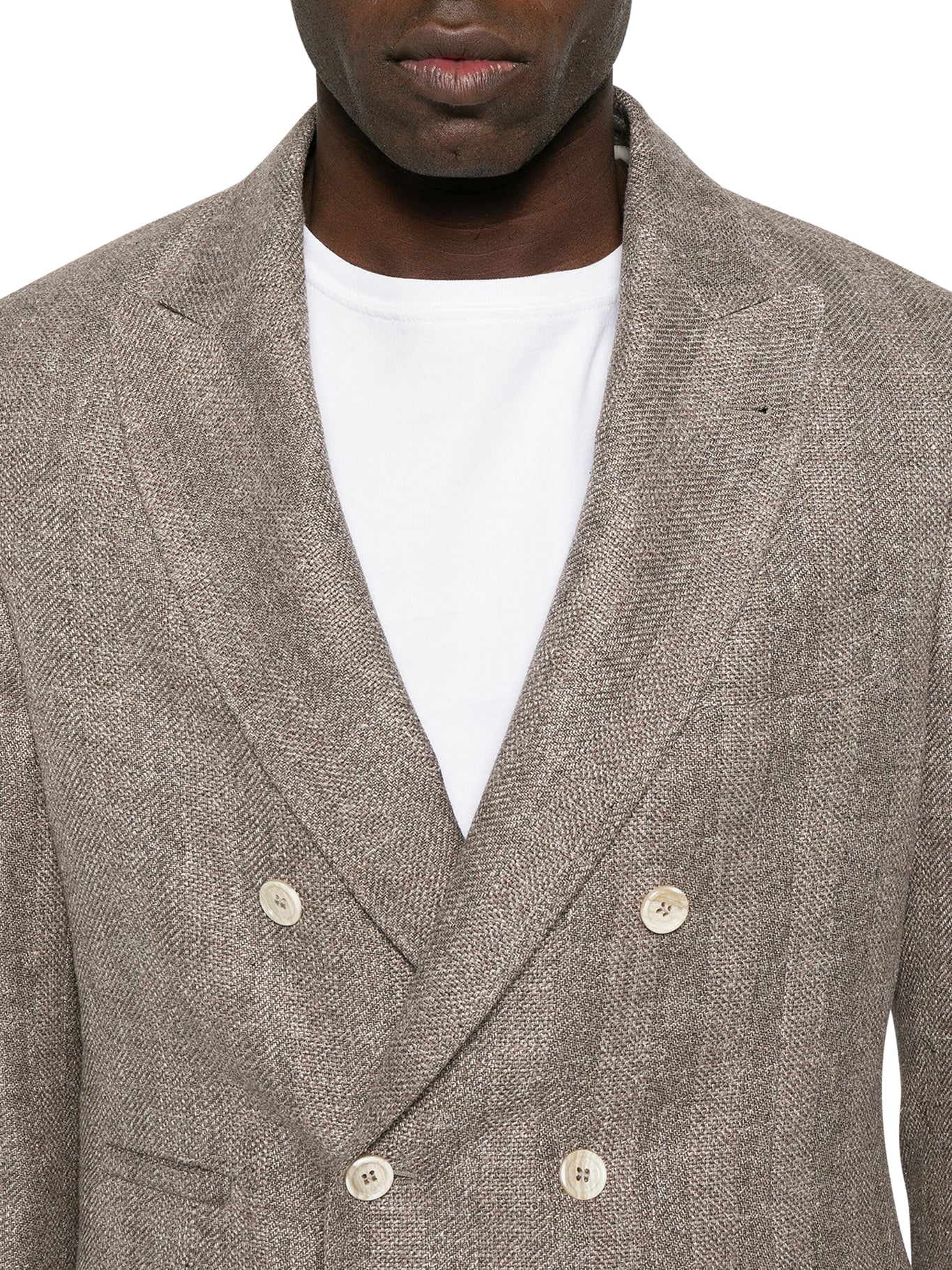 Double Breasted Blazer for Men & Women - Premium Linen, Wool & Silk Blend - Perfect for Business, Office & Formal Occasions