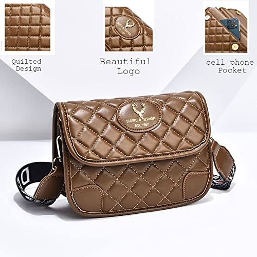 Hanbella Small Crossbody Bags for Women & Girls - Stylish PU Leather Purse, Handbag & Wristlet Clutch - Perfect for School, Travel & Everyday Use