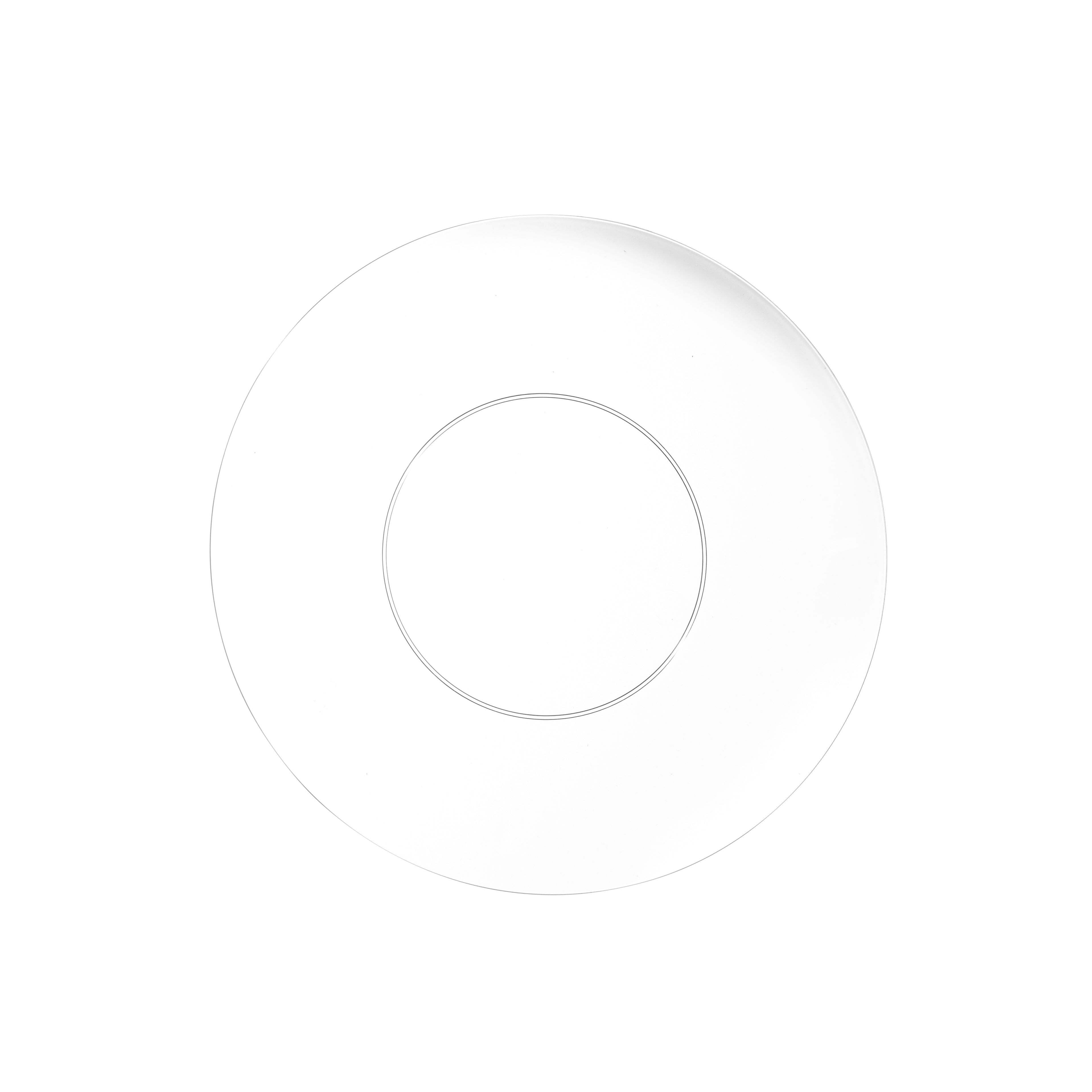 Clear Round Plastic Plates - 50-Pack Eco-Friendly Disposable Dinner Plates for Parties, Picnics & Events | BPA-Free, Shatterproof & Lightweight | Perfect for Birthday, Wedding & Outdoor Dining