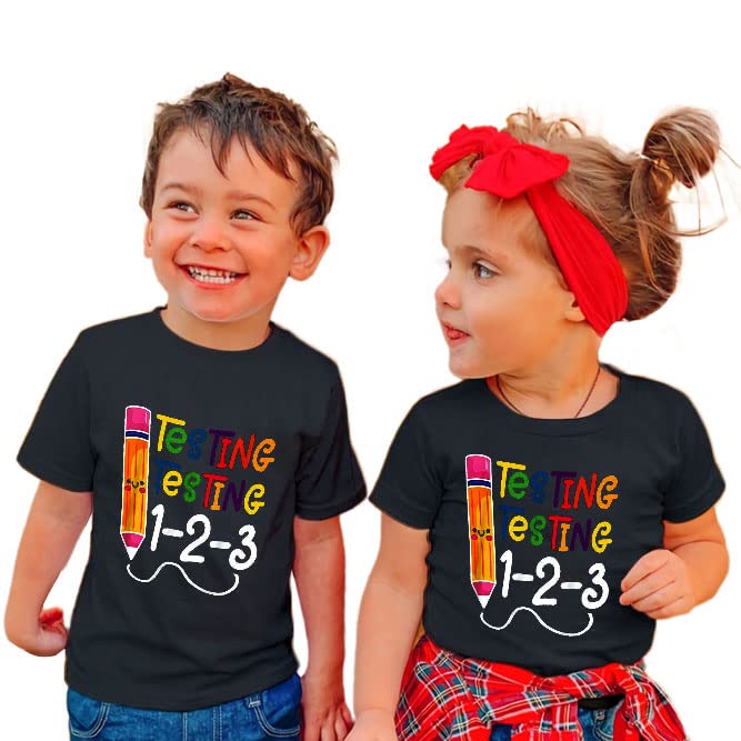 Funny Testing Day Shirts for Teachers & Students - State Exam T-Shirts, Long Sleeve, Sweatshirts & Hoodies for Adults, Kids & Toddlers - Perfect for School Testing Weeks, Exam Prep & Teacher Appreciation Gifts