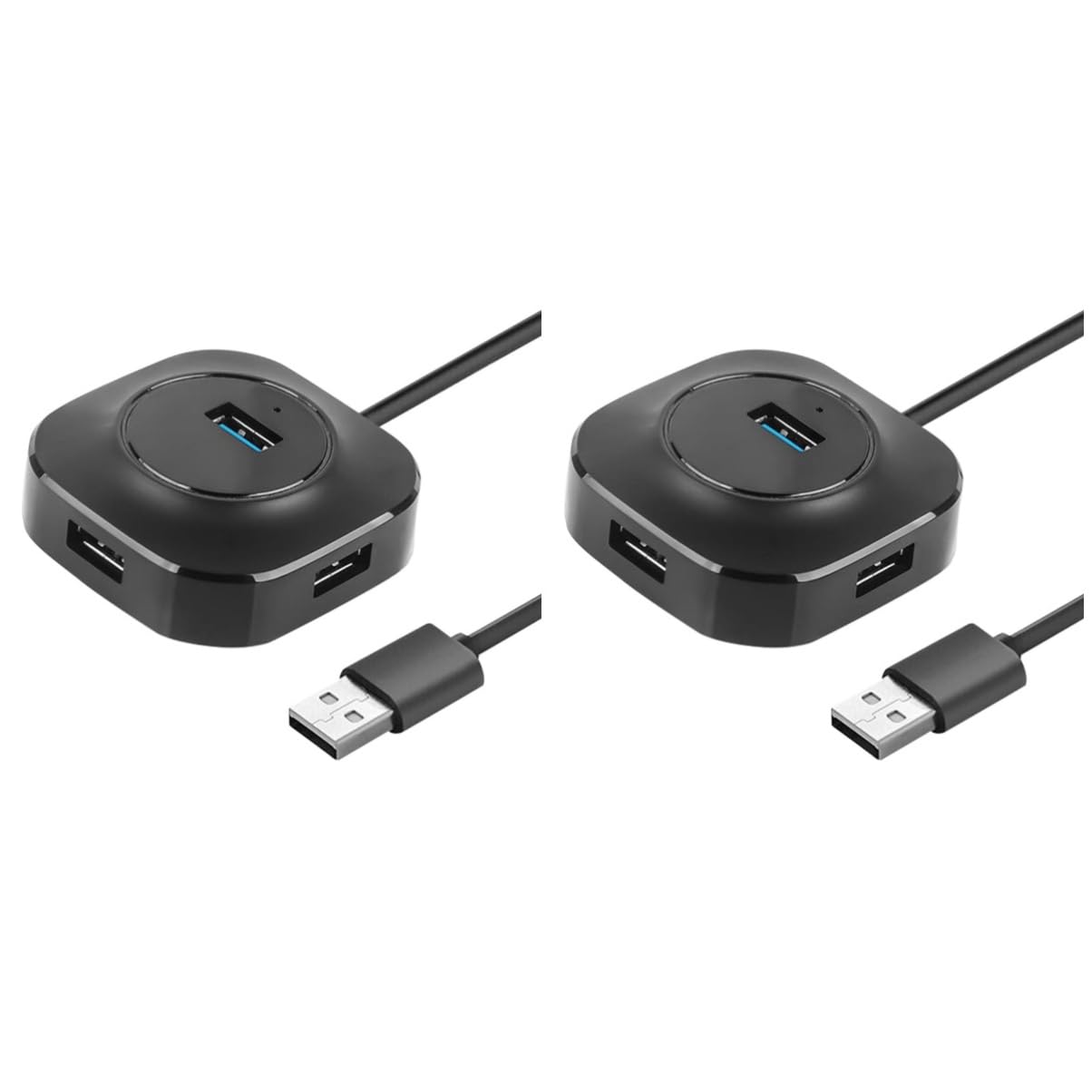 Homoyoyo USB Hub 4-Port - High-Speed USB Splitter & Multi Charger for Laptop, PC, Mac - Perfect for Home Office, Gaming Setup & Travel Accessories