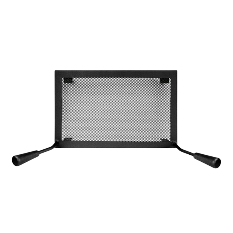 Drolet AC01315 Round Black Fireplace Screen with Rigid Frame & Handle - Perfect for Indoor/Outdoor Fire Pits, Wood Stoves & Home Decor