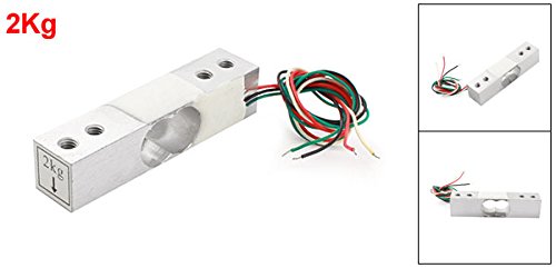 uxcell 2kg Aluminum Alloy Parallel Beam Load Cell - High Precision Sensor for Kitchen Scales, Bathroom Scales & Jewelry Scales | Perfect for Cooking, Weight Tracking & Gem Measurement