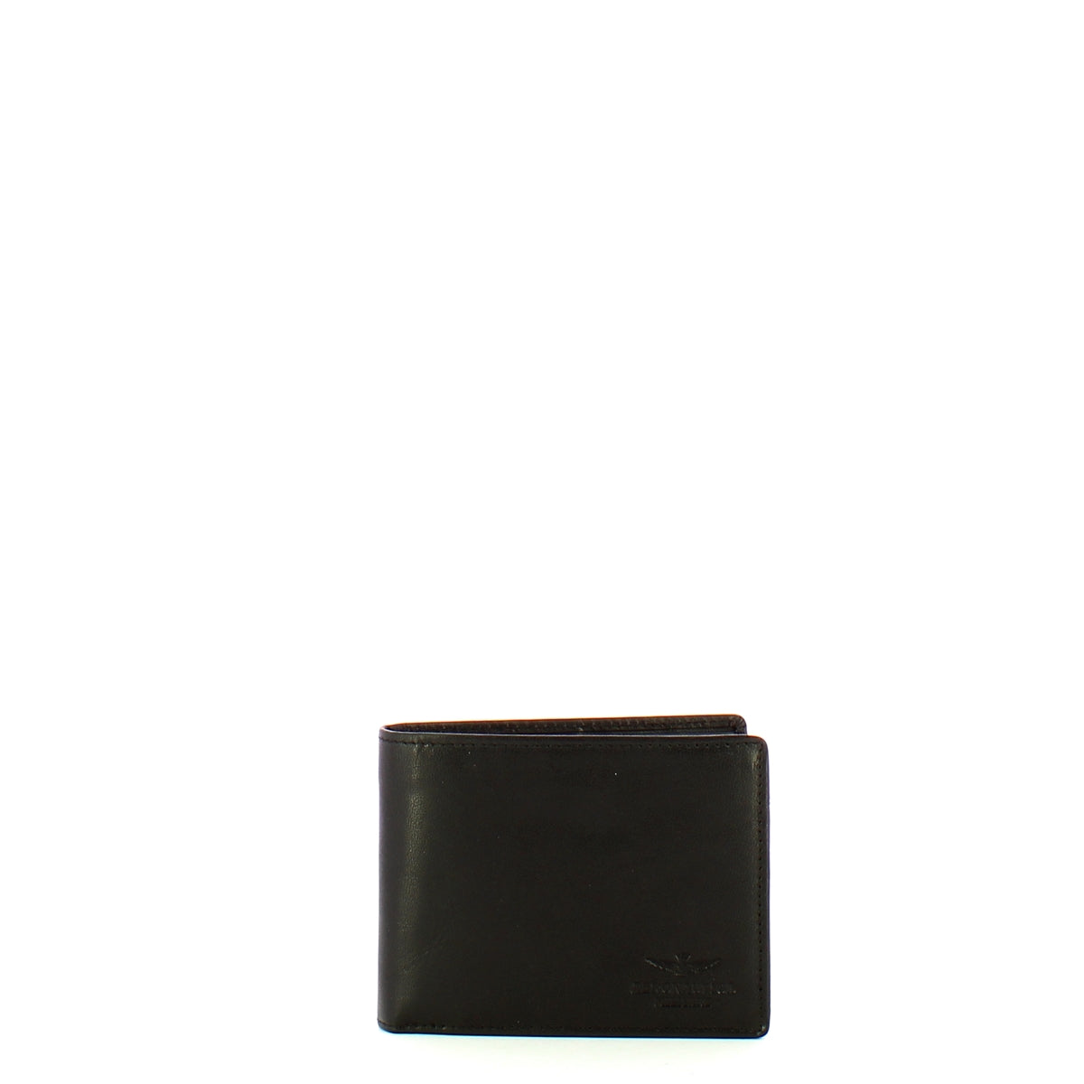 Aeronautica Militare Genuine Leather Wallet with RFID Blocking & Document Holder - AM173 Black - Perfect for Travel, Business & Everyday Use
