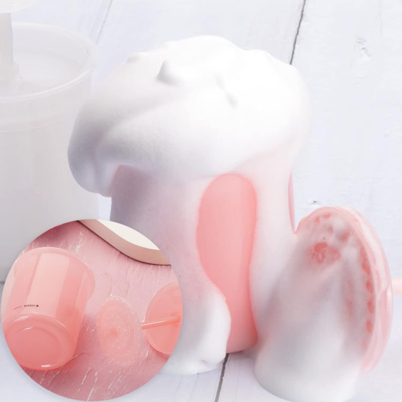 Portable Foam Maker & Bubble Foamer for Shower, Bath, Shampoo & Facial Cleansing | Skin Care Tool | Travel-Friendly Bubble Device for Spa, Baby Bath & Daily Skincare Routine