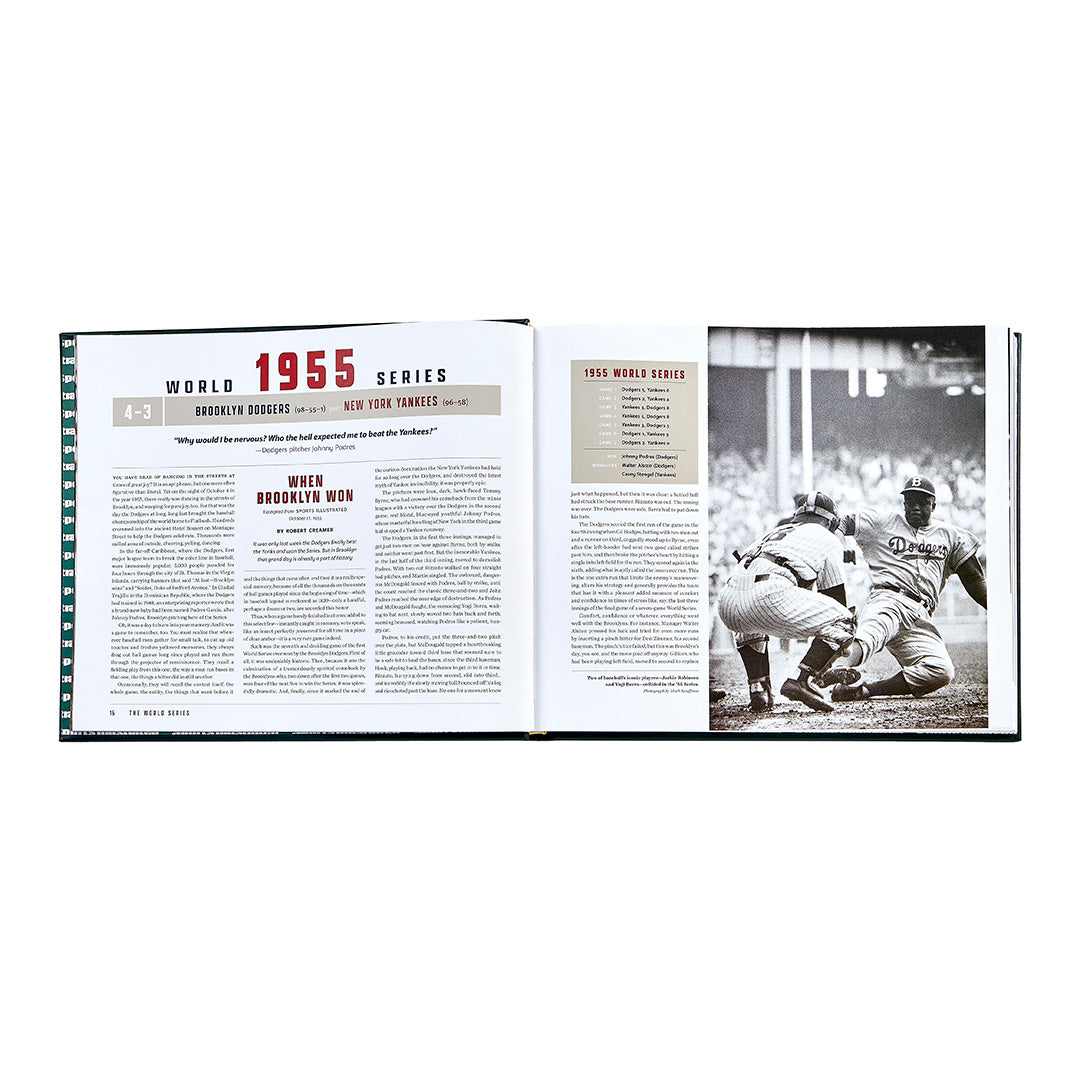 Sports Illustrated: The World Series - Premium Leather Bound Collector's Edition | Perfect for Baseball Fans & Memorabilia Collectors | Great Gift for Sports Enthusiasts