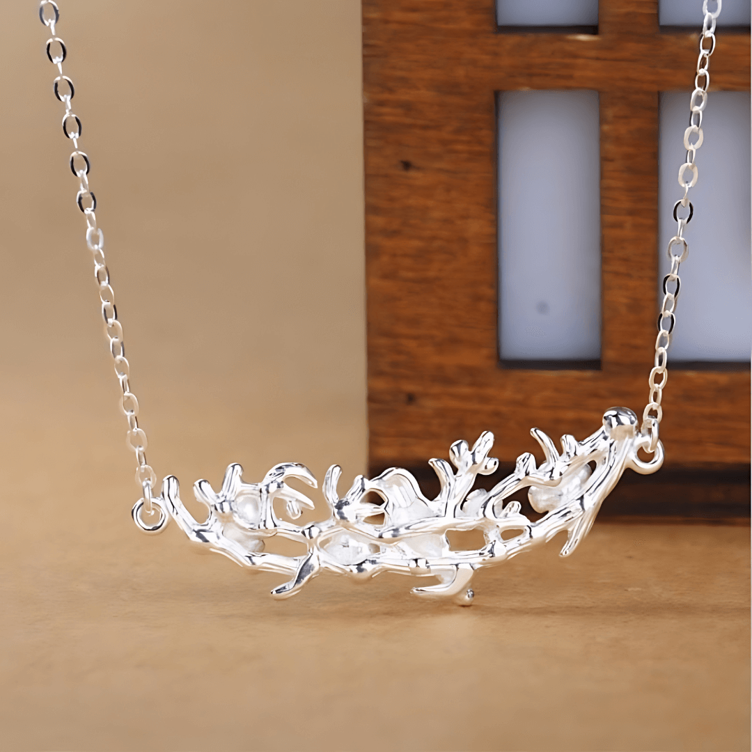 Dove and Olive Branch of Hope Pendant Necklace - Sterling Silver Inspirational Jewelry Gift for Women | Faith, Peace & Love Symbol | Perfect for Weddings, Baptisms & Daily Wear