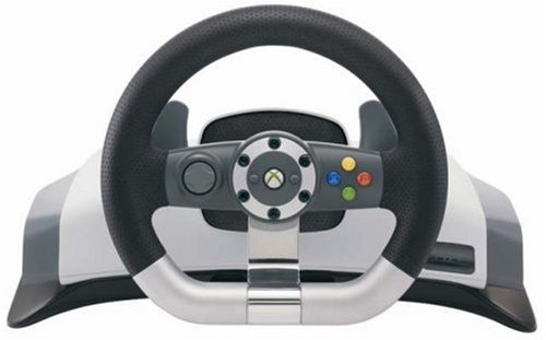 Refurbished Xbox 360 Wireless Racing Wheel for PC & Console Gaming - Premium Racing Experience for Forza, Need for Speed & Simulation Games