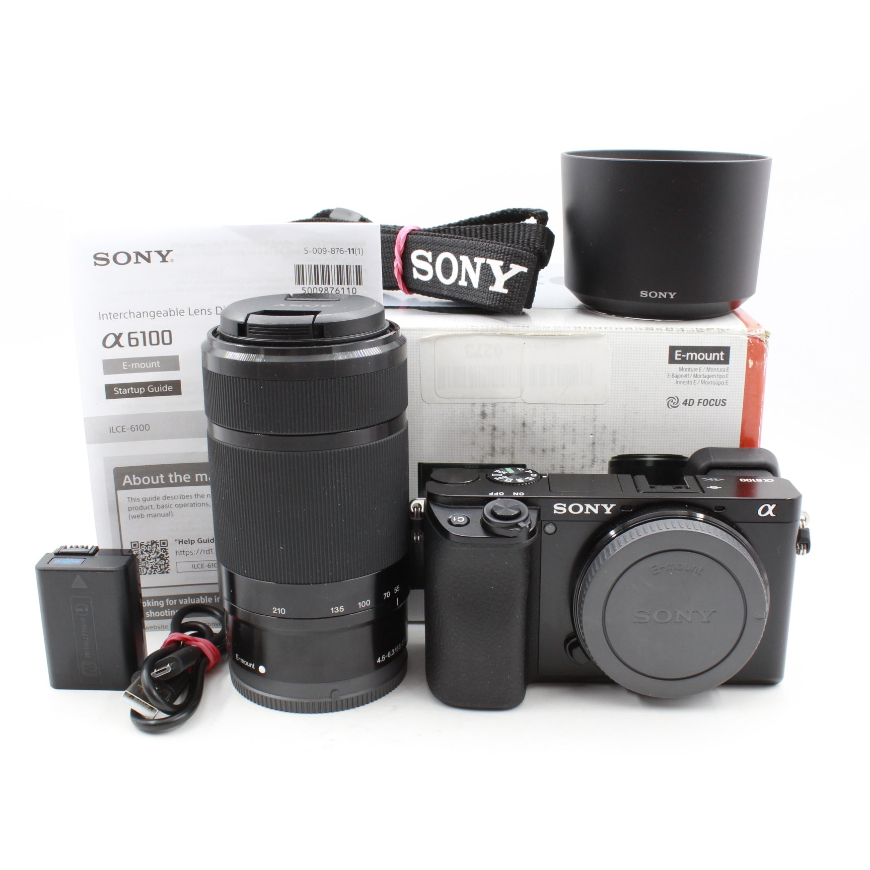 Open Box Fair - Sony Alpha a6100 Mirrorless Digital Camera with 55-210mm Lens Kit | Perfect for Travel Photography, Vlogging & Street Shooting