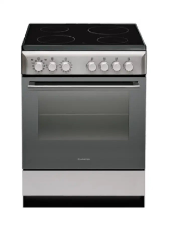 Ariston 60cm Freestanding Electric Oven with Ceramic Hob - A6VMH60 X AUS Model | Perfect for Modern Kitchens, Baking & Family Cooking