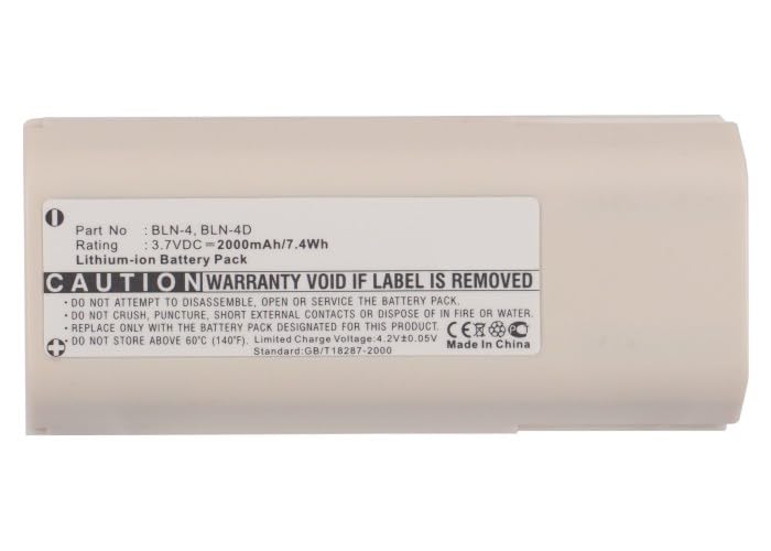 Synergy Digital 2-Way Radio Battery for Nokia THR880i - 2000mAh Li-ion High Capacity Replacement (BLN-4 Compatible) - Perfect for Construction, Security & Outdoor Communication