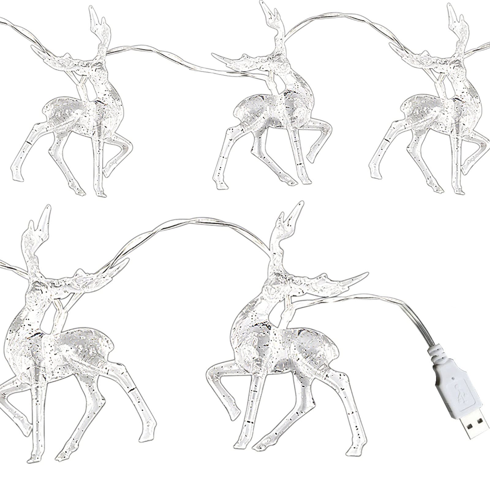 Warm White LED Christmas String Lights for Outdoor Decorations - Waterproof Fairy Lights for Winter, Holiday, and Front Yard Decor - Perfect for Christmas Trees, Patios, and Garden Parties (Color: Warm White, Size: 33ft)