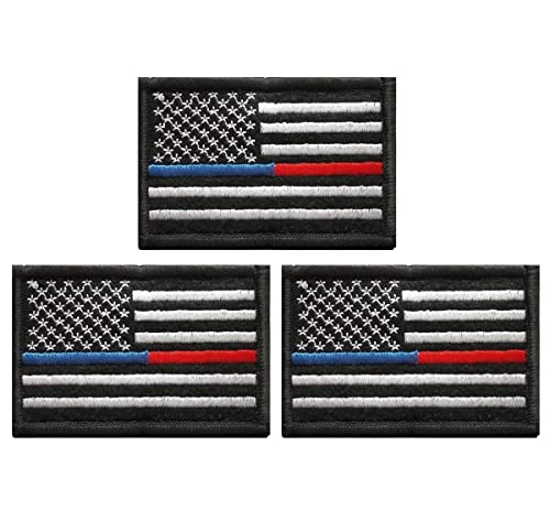 USA Blue Red Line Firefighter