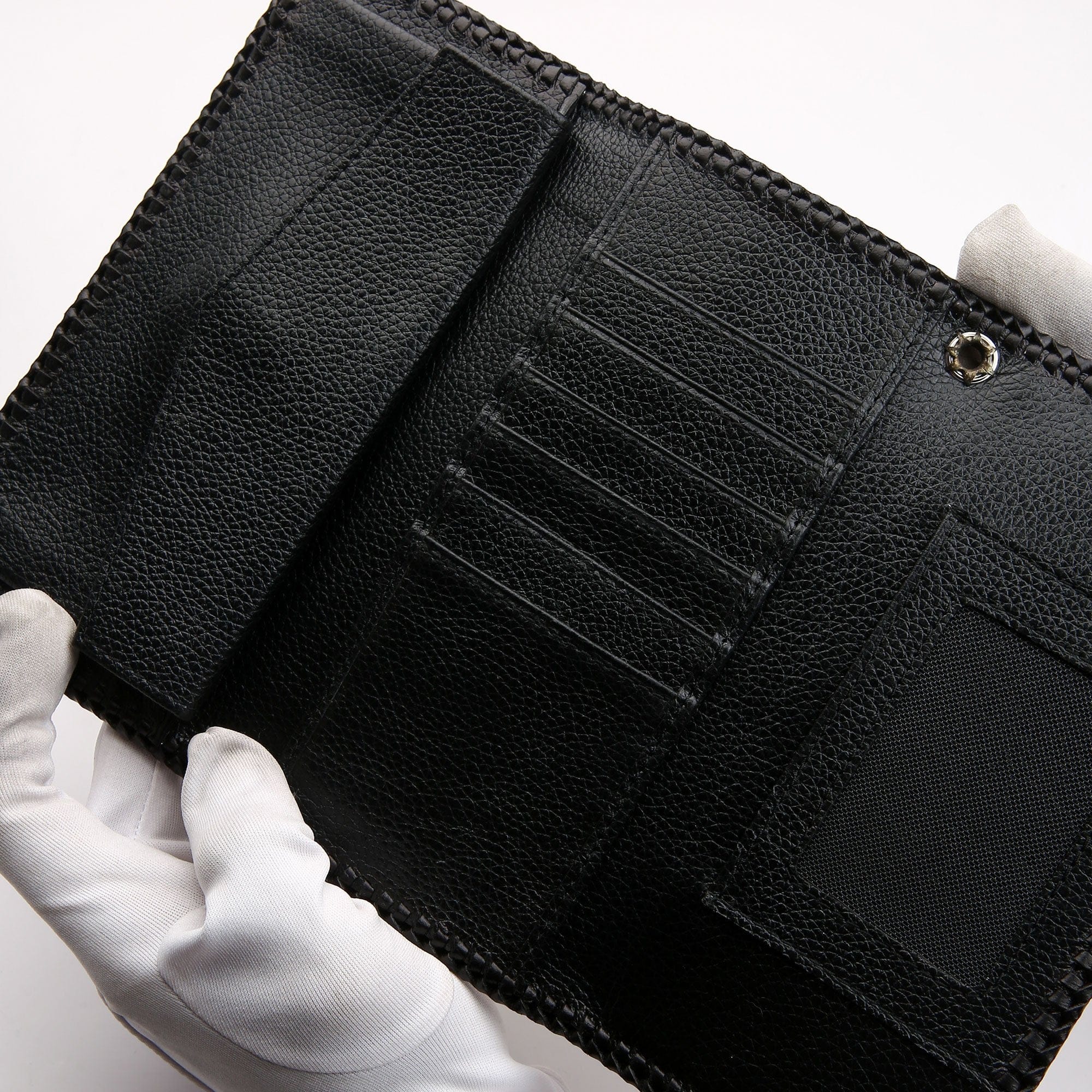 Premium Stingray Cross Lizard Leather Biker Wallet for Men - RFID Blocking Slim Bifold Wallet - Perfect for Motorcycle Riders & Everyday Carry