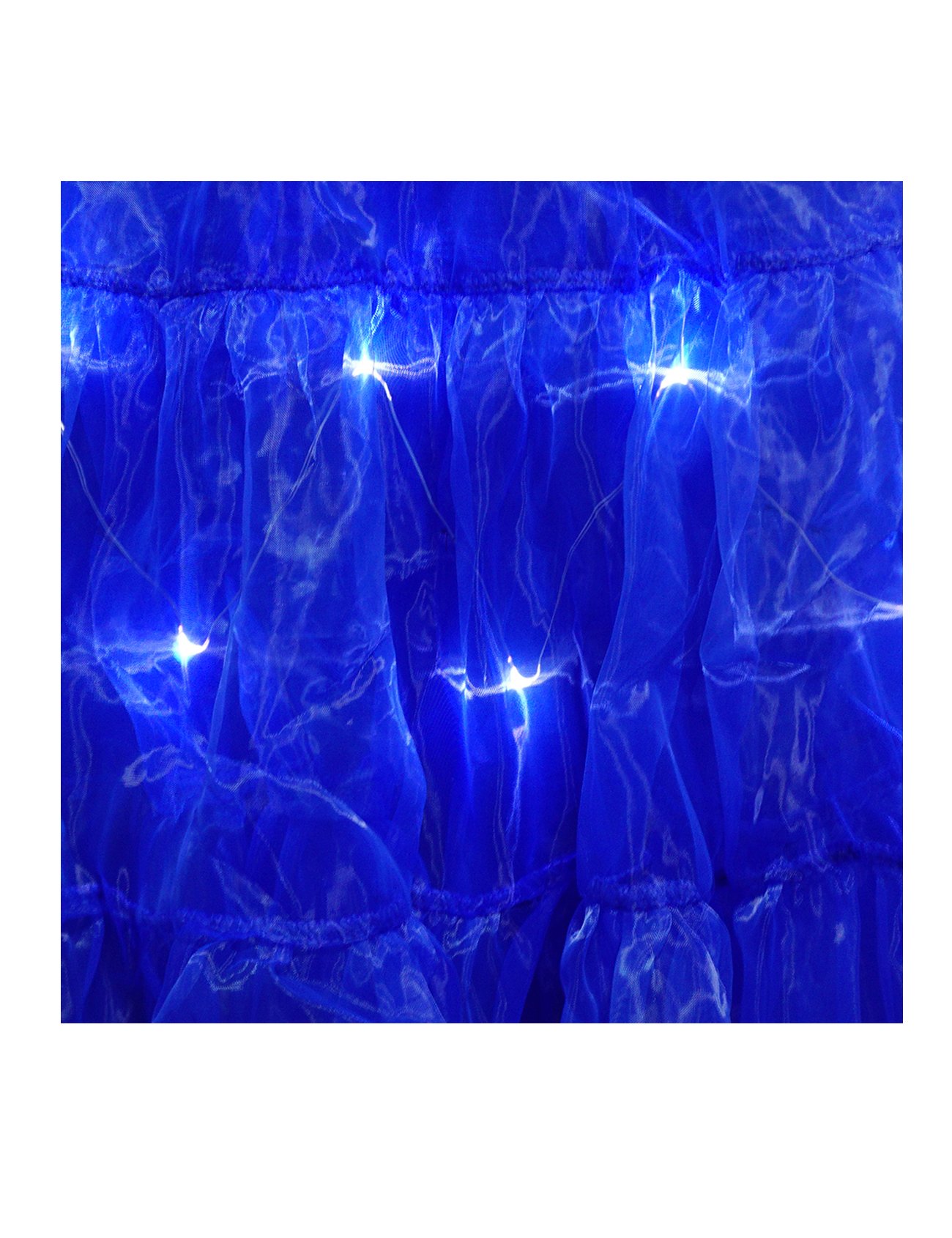 Letuwj Women's LED Bubble Skirt with Ruffle Tiered Design - Elegant Princess Underskirt for Clubwear & Party Outfits | Perfect for Nightclubs, Cosplay, and Special Occasions