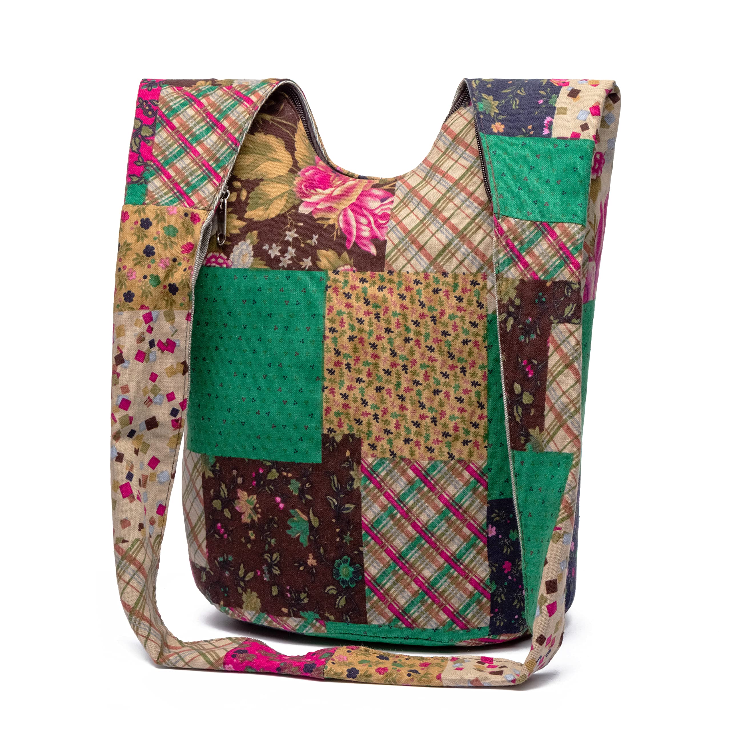 Stylish Women's Canvas Shoulder Bag - Bohemian Animal Print Crossbody Purse for Casual Outings, Travel & Everyday Use