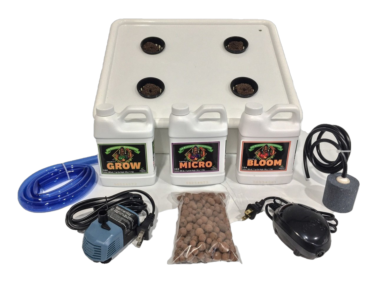 **Dealzer BuildAKit Easy Grow 4-6 Plant Hydroponics Kit – Indoor Herb Garden System for Grandma's Secret Garden & Cash Crops | Perfect for Homegrown Vegetables, Herbs & Hydroponic Farming**
